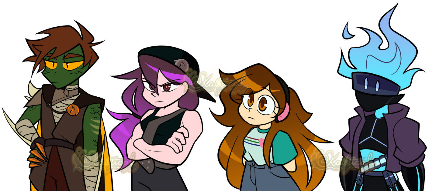 Vulpecula main cast neutral dialogue portraits
